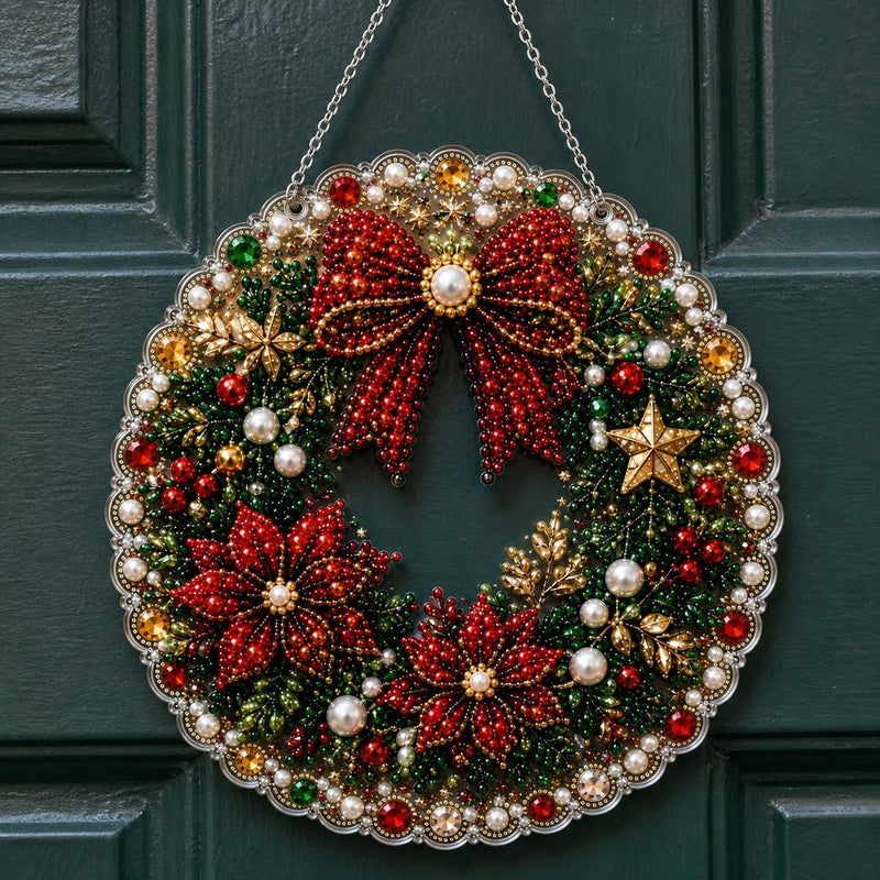 Christmas Wreath Diamond Painting Craft Kit